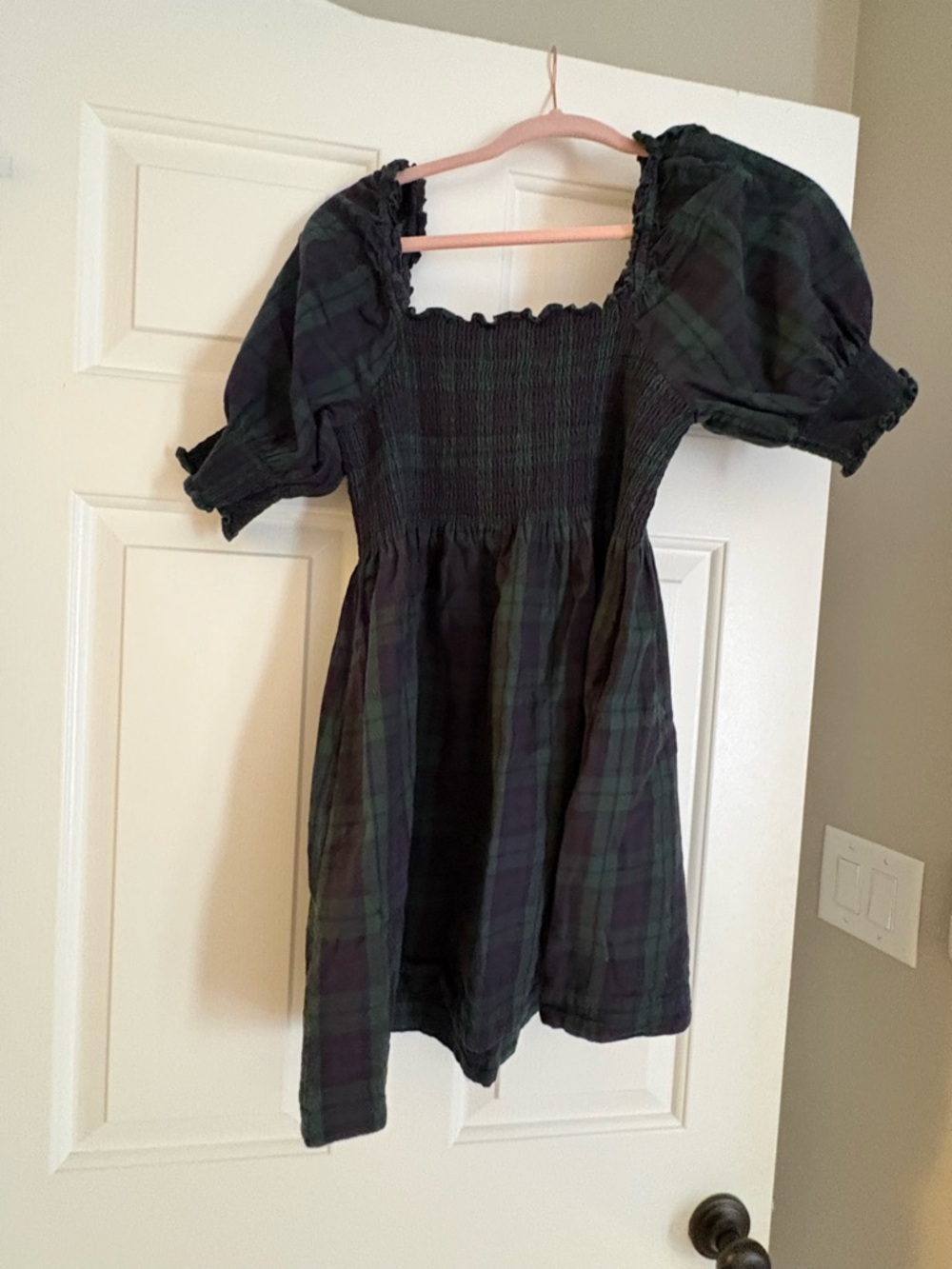 Hill House Athena tartan dress